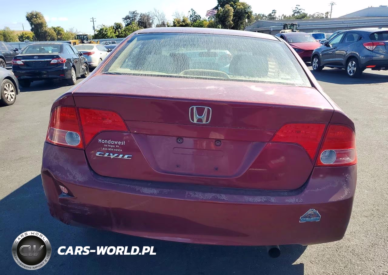 2008 Honda Civic Ex VIN:1HGFA16898L063491 - 6