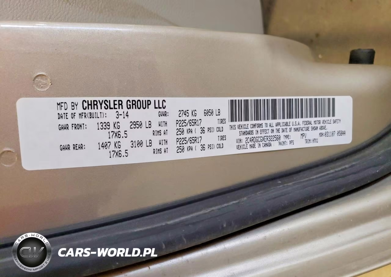 2014 Dodge Grand Caravan Sxt VIN:2C4RDGCGXER322560 - 13