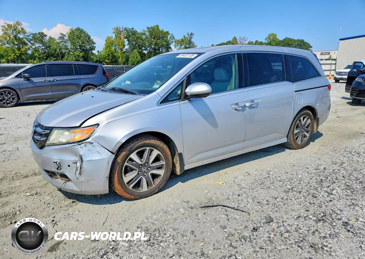 2014 Honda Odyssey Touring VIN:5FNRL5H92EB100978 - 1