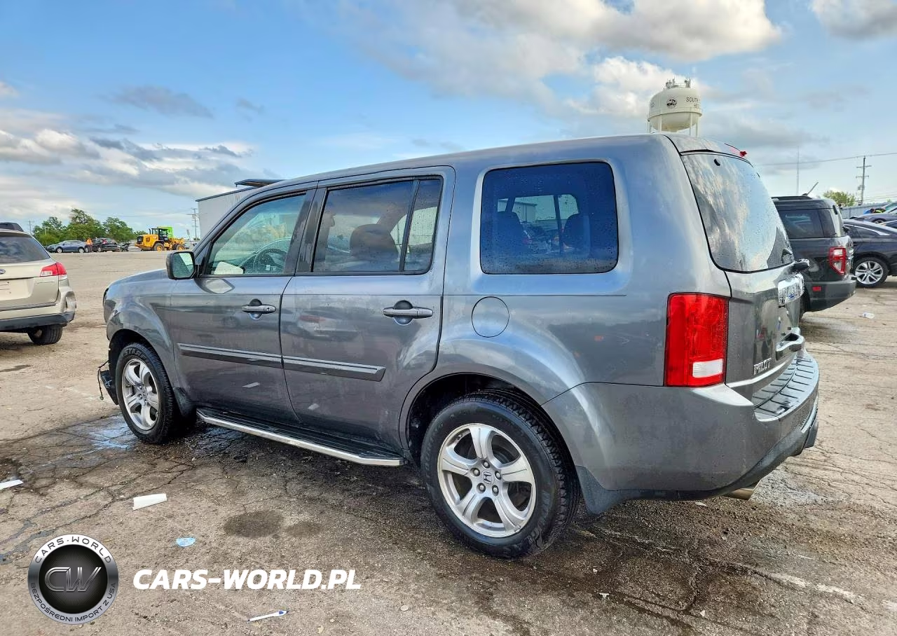 2012 Honda Pilot Exl VIN:5FNYF3H54CB016646 - 2