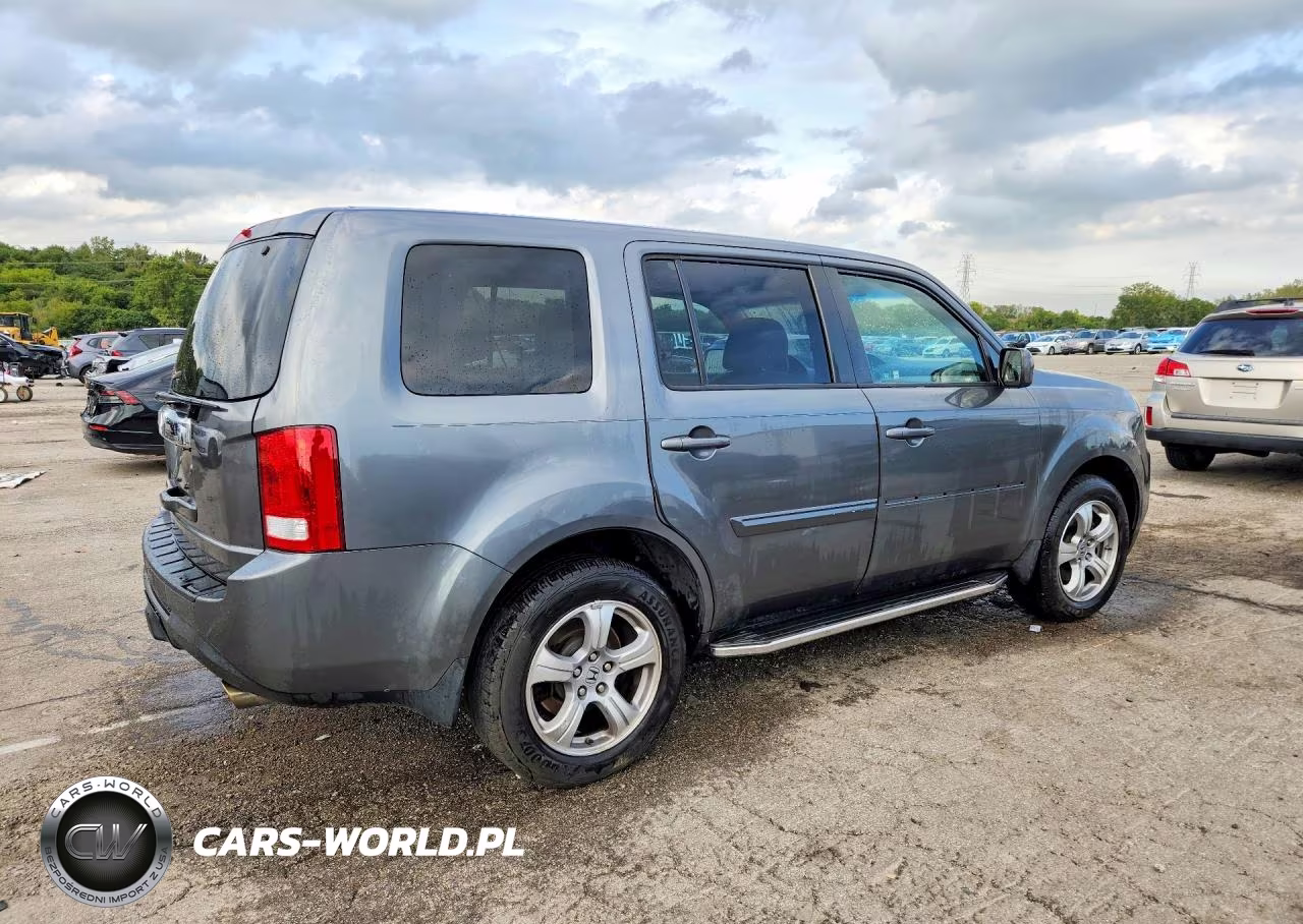 2012 Honda Pilot Exl VIN:5FNYF3H54CB016646 - 3