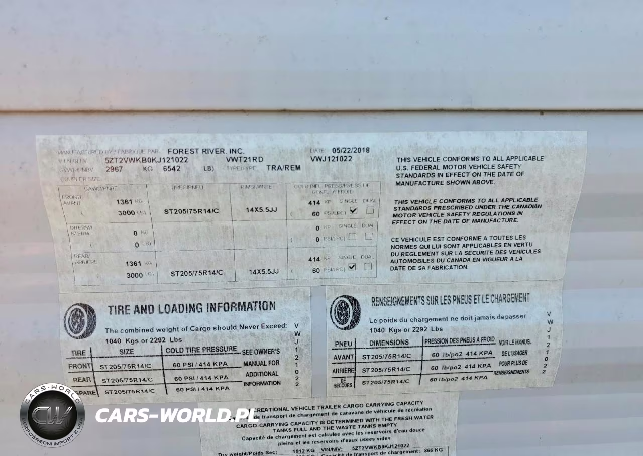 2019 Forest River Viking Camper VIN:5ZT2VWKB0KJ121022 - 10