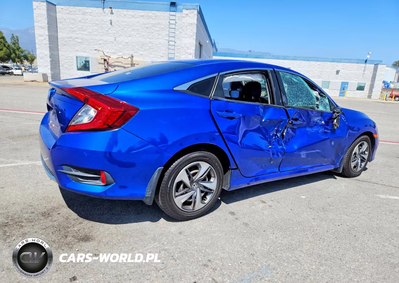 2019 Honda Civic Lx VIN:2HGFC2F65KH520395 - 3