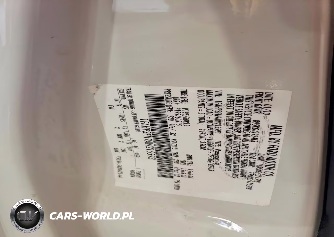 2010 Ford Focus Se VIN:1FAHP3FN9AW215593 - 12