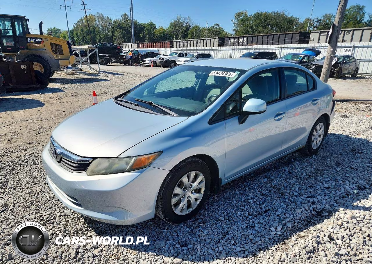 2012 Honda Civic Lx VIN:19XFB2F54CE070549 - 1