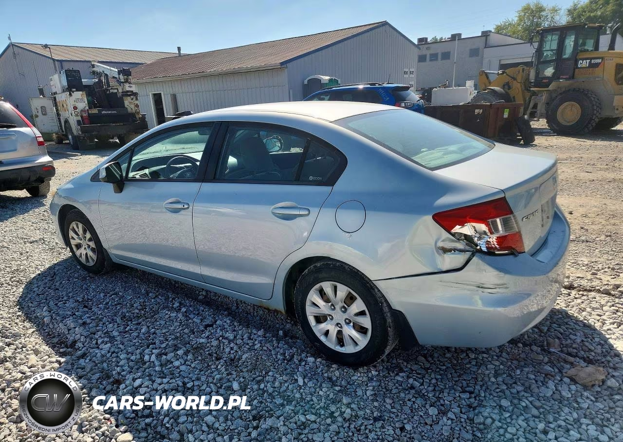 2012 Honda Civic Lx VIN:19XFB2F54CE070549 - 2