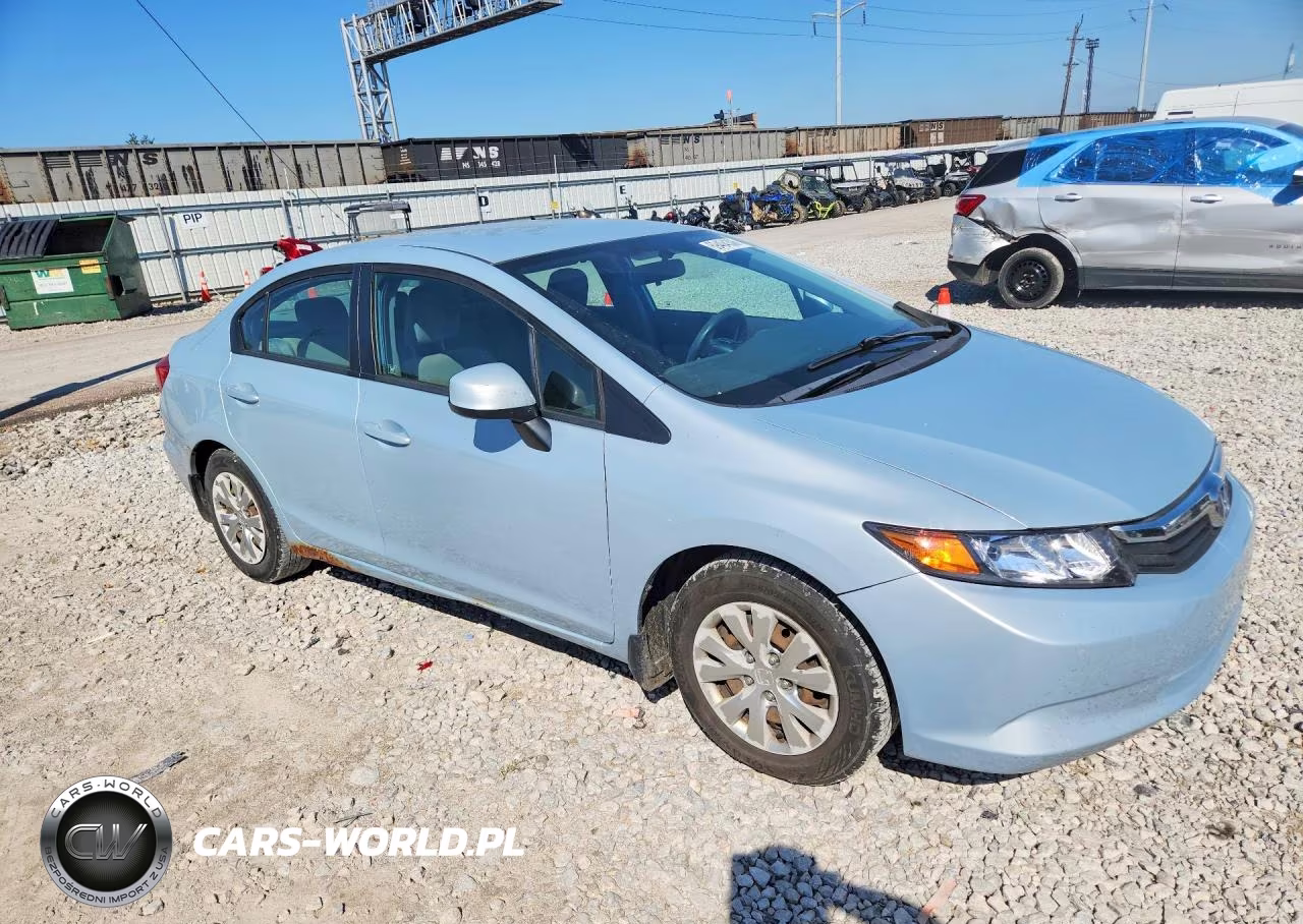 2012 Honda Civic Lx VIN:19XFB2F54CE070549 - 4