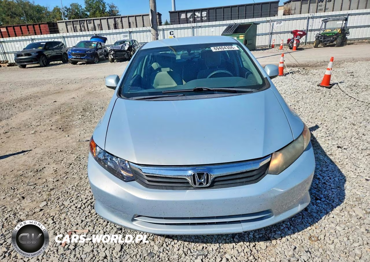 2012 Honda Civic Lx VIN:19XFB2F54CE070549 - 5