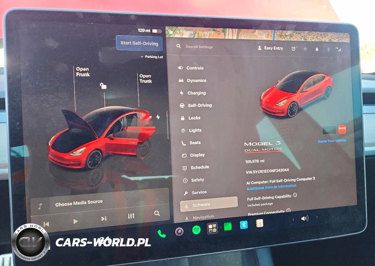 2022 Tesla Model 3 VIN:5YJ3E1EC0NF242044 - 9