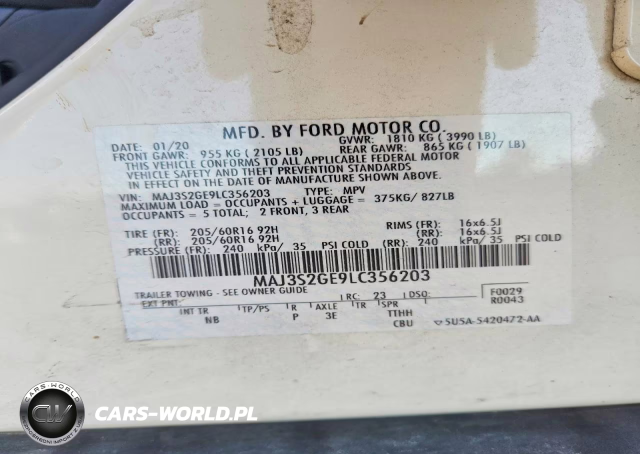 2020 Ford Ecosport Se VIN:MAJ3S2GE9LC356203 - 13