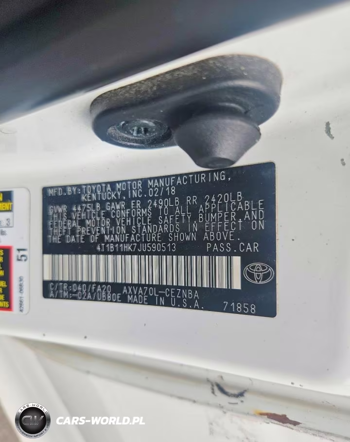 2018 Toyota Camry Le VIN:4T1B11HK7JU590513 - 12