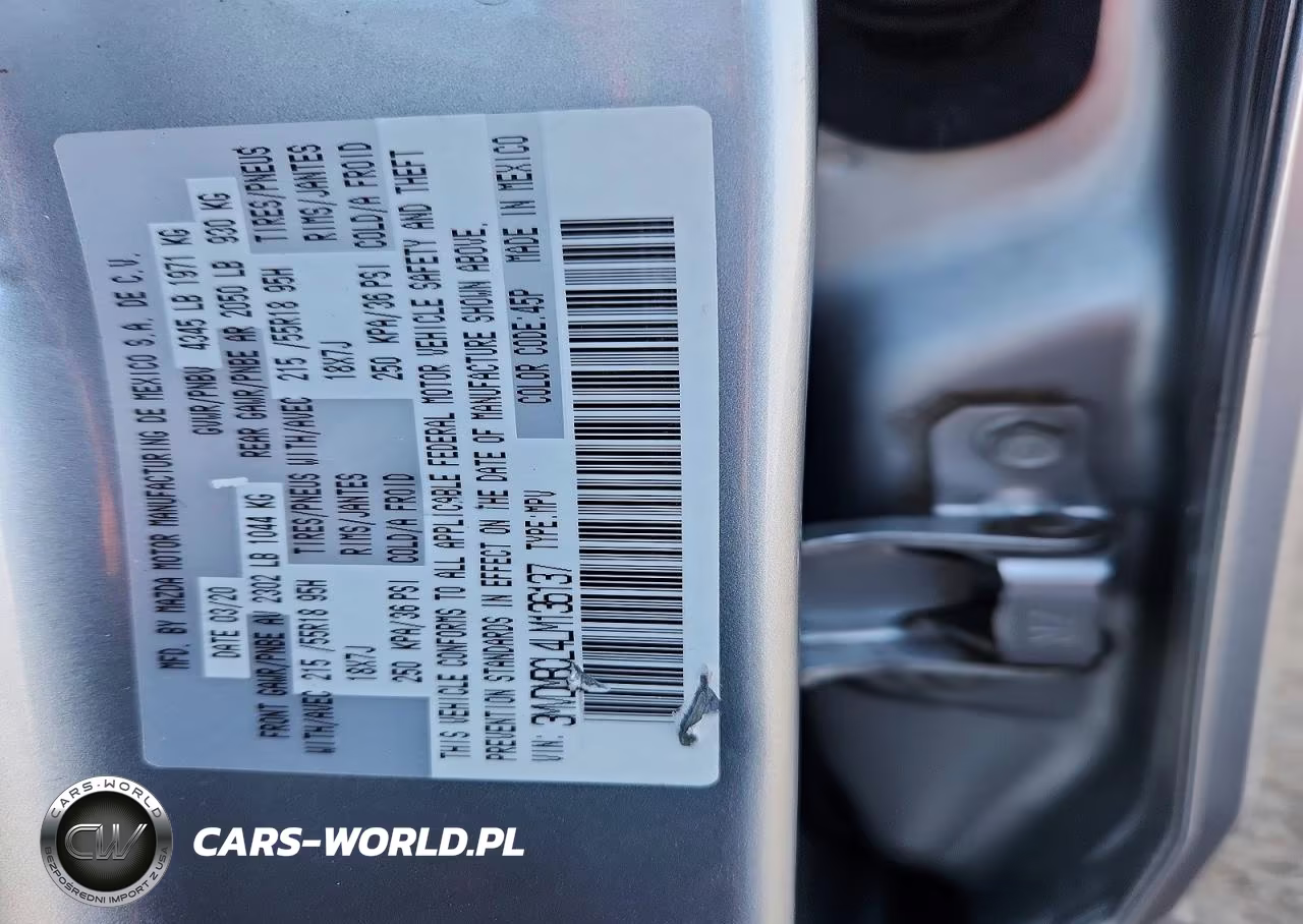 2020 Mazda Cx-30 Select VIN:3MVDMBCL4LM136137 - 14