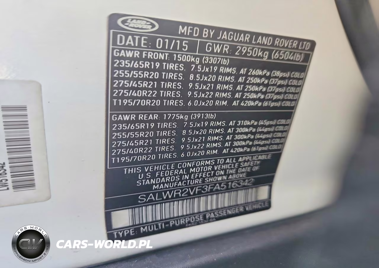 2015 Land Rover Range Rover Sport Hse VIN:SALWR2VF3FA516342 - 12