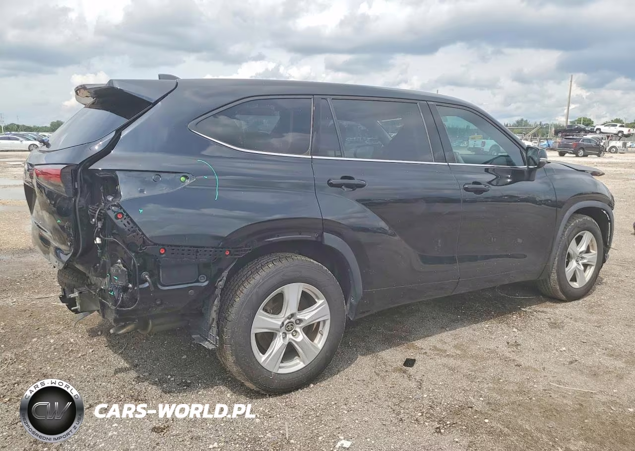2022 Toyota Highlander Le VIN:5TDZZRAH3NS553364 - 3