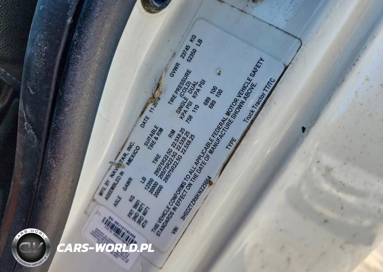 2019 International Lt625 Semi Truck VIN:3HSDZTZR6KN225664 - 13