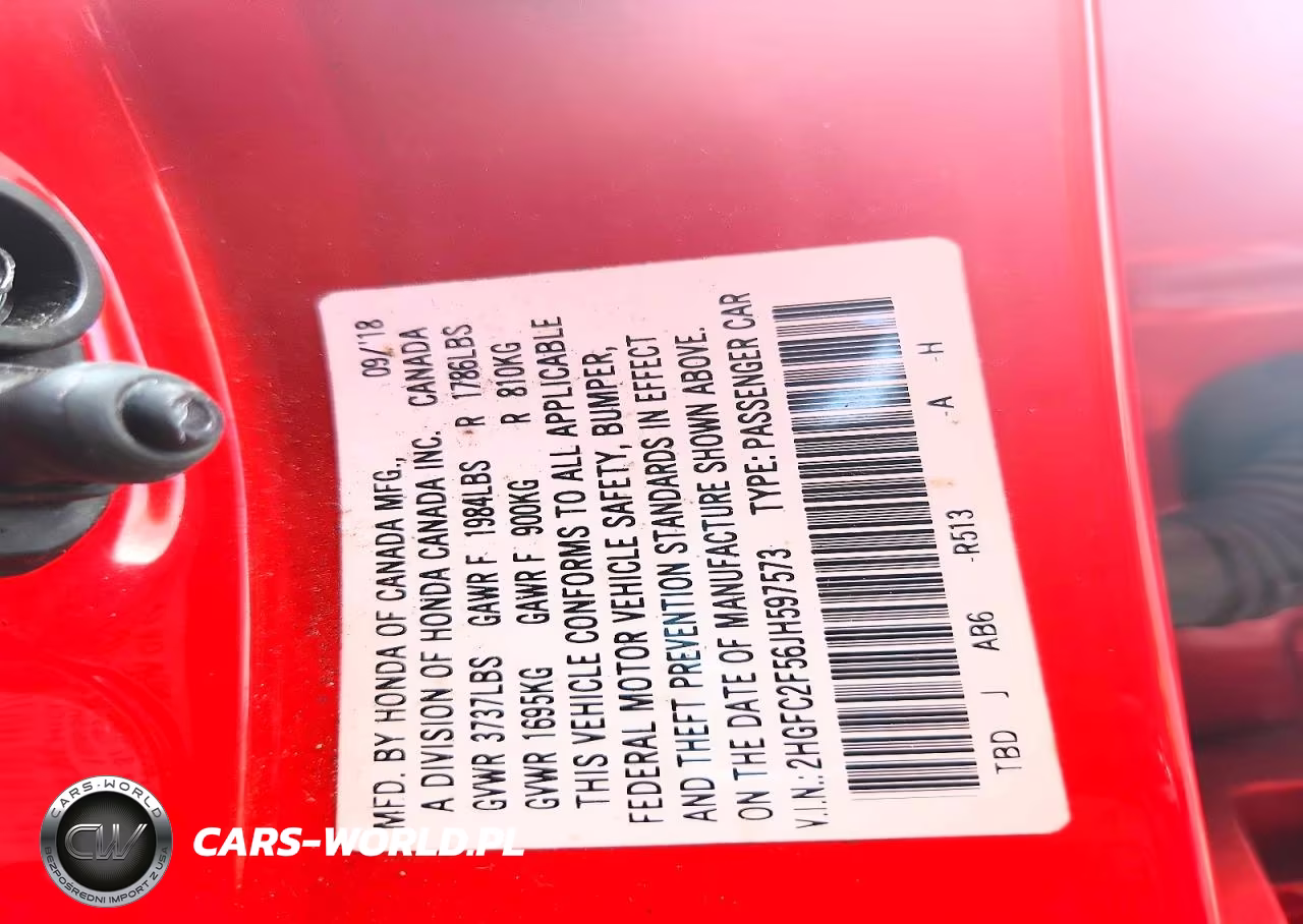 2018 Honda Civic Lx VIN:2HGFC2F56JH597573 - 12