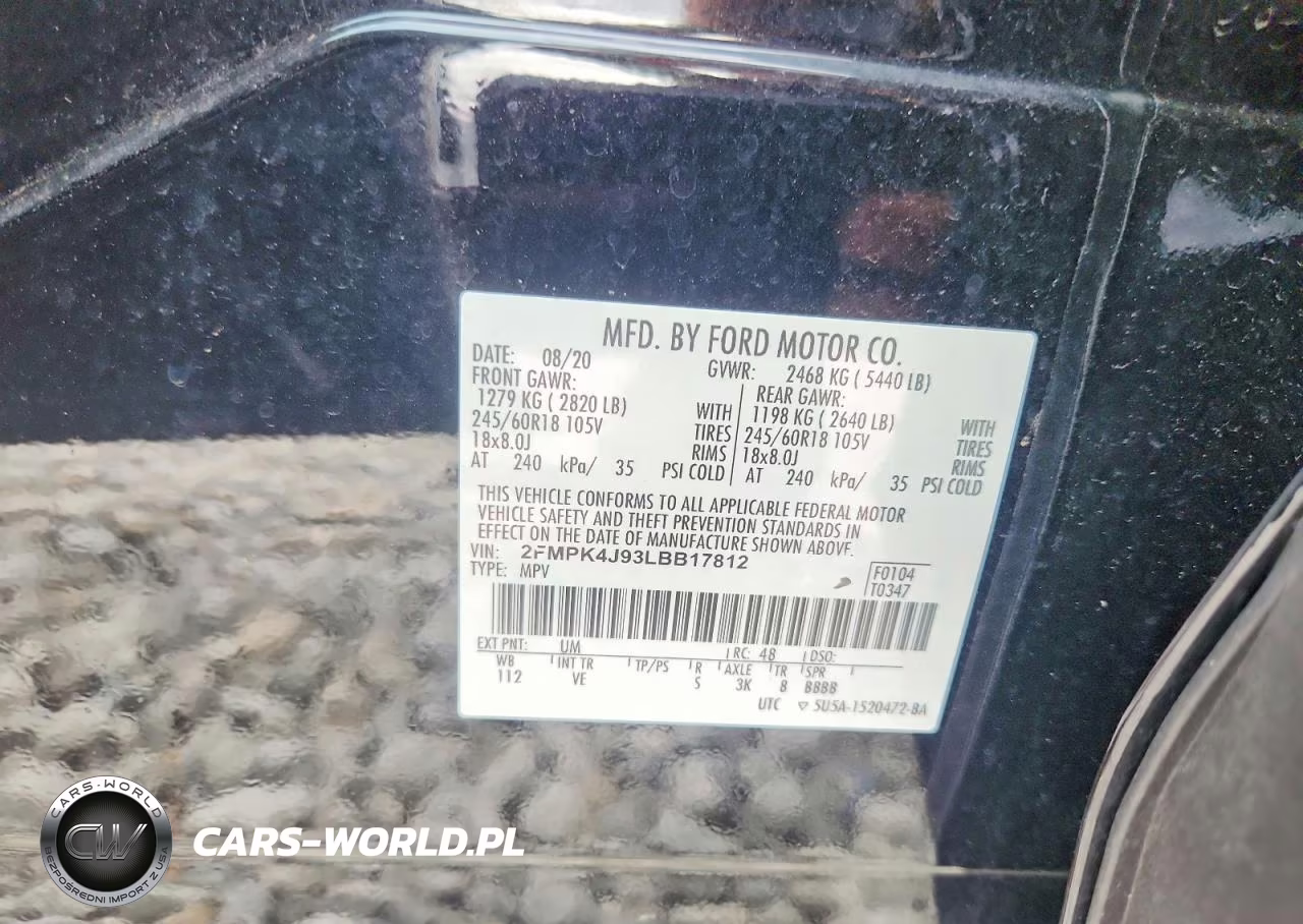 2020 Ford Edge Sel VIN:2FMPK4J93LBB17812 - 13