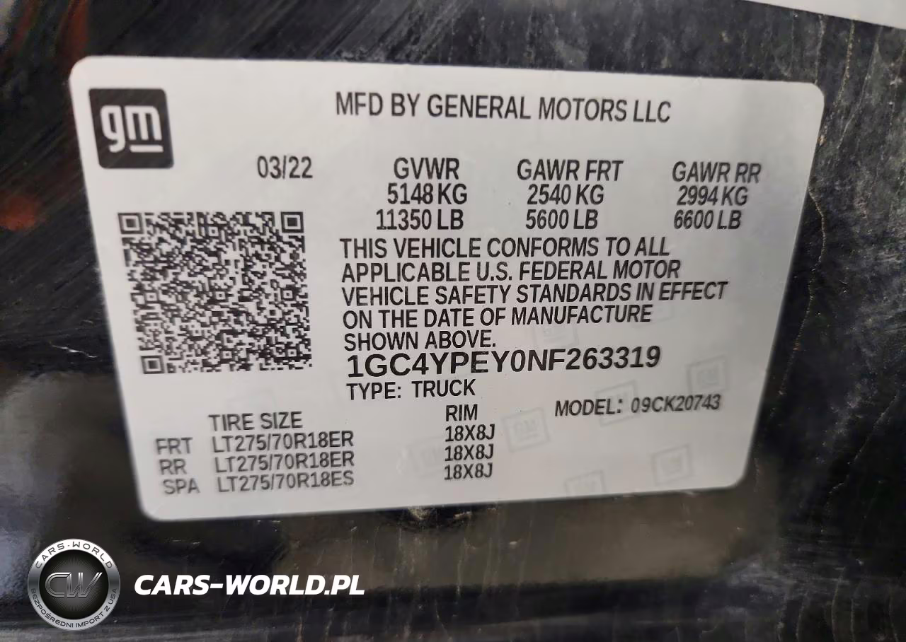 2022 Chevrolet Silverado K2500 Heavy Duty Ltz VIN:1GC4YPEY0NF263319 - 12