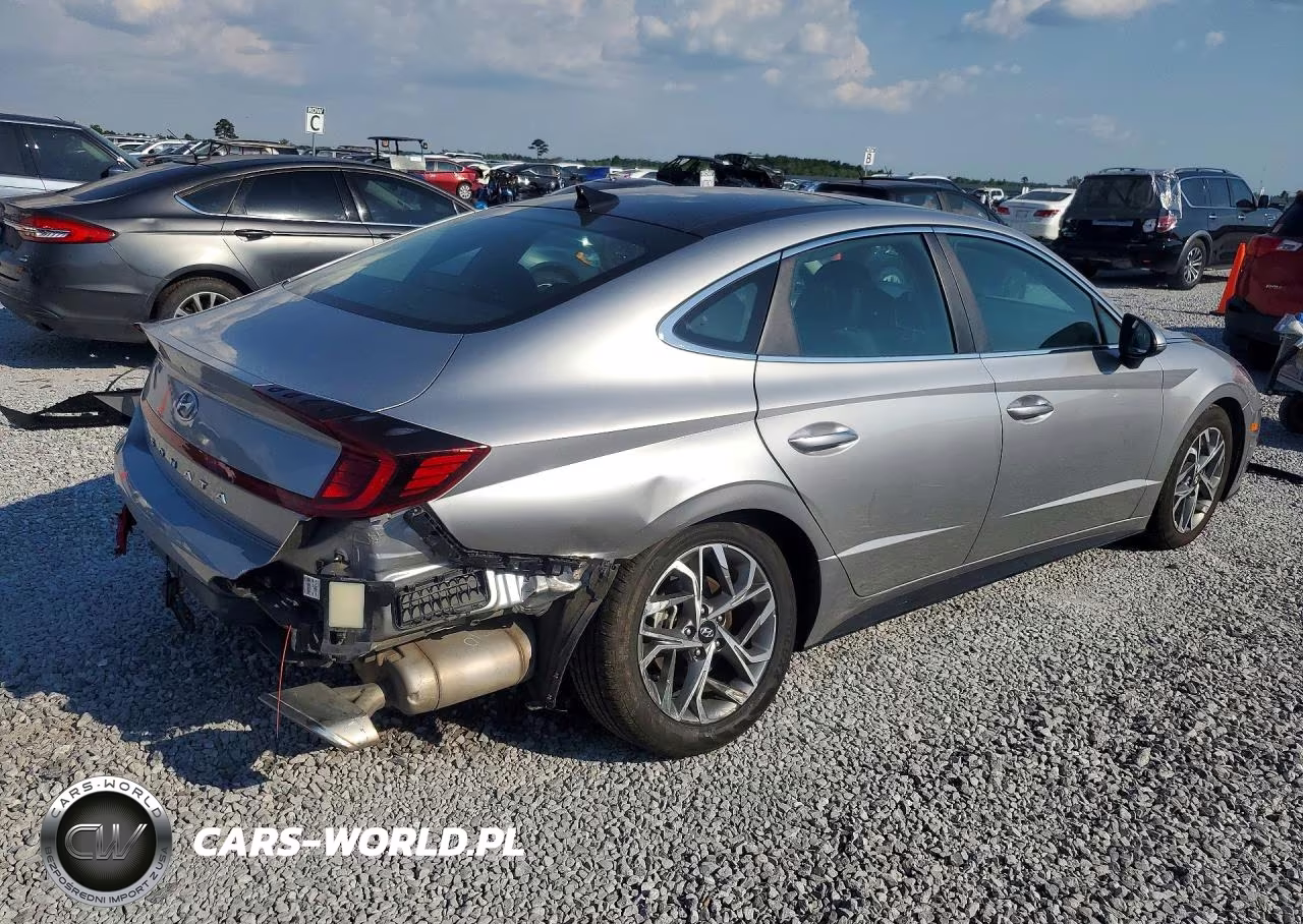 2021 Hyundai Sonata Sel VIN:5NPEF4JAXMH102093 - 3