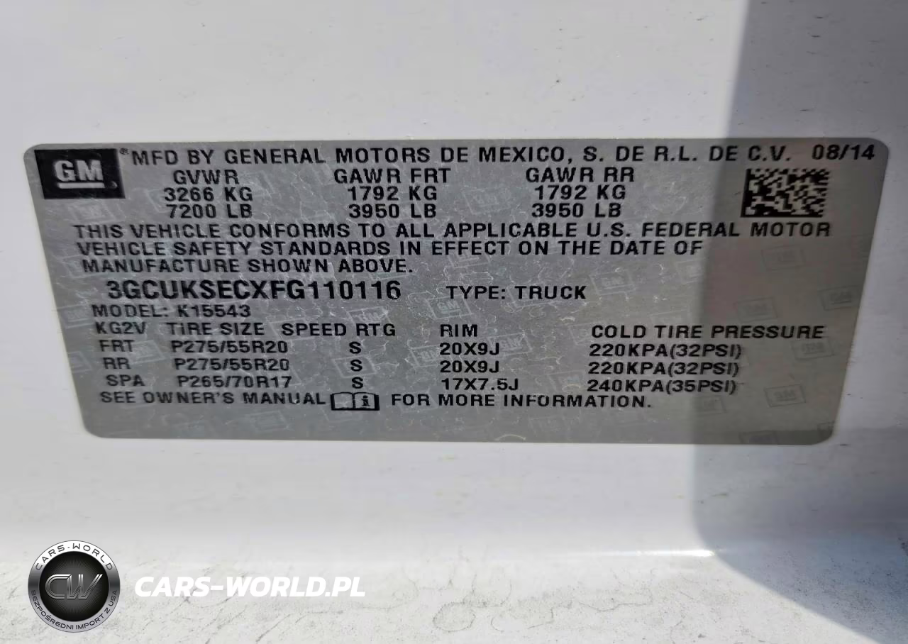 2015 Chevrolet Silverado K1500 Ltz VIN:3GCUKSECXFG110116 - 12