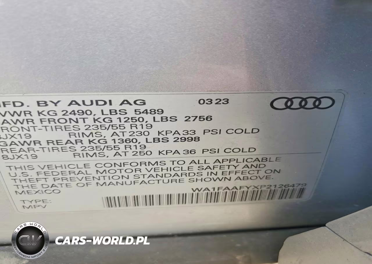 2023 Audi Q5 Prestige 45 VIN:WA1FAAFYXP2126479 - 12