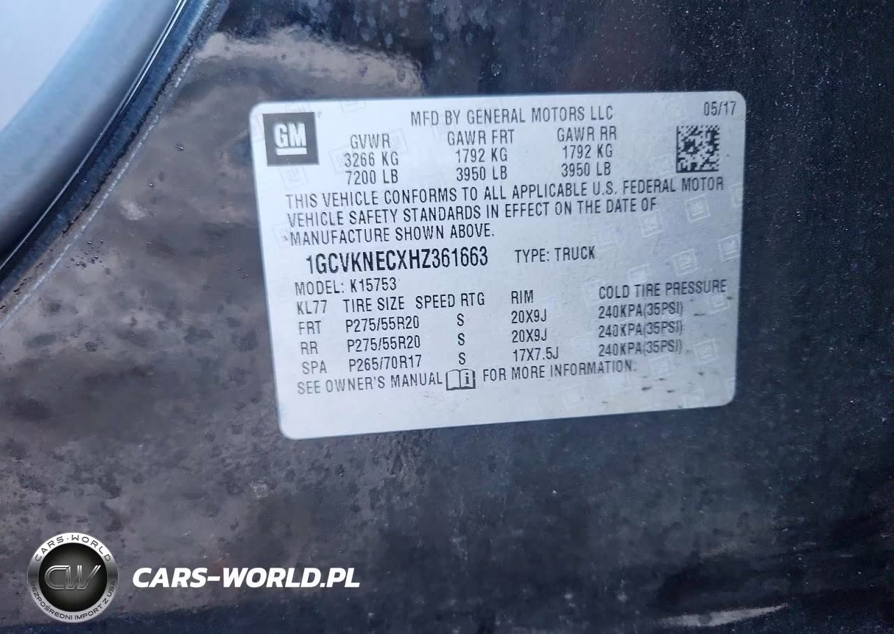 2017 Chevrolet Silverado K1500 VIN:1GCVKNECXHZ361663 - 12
