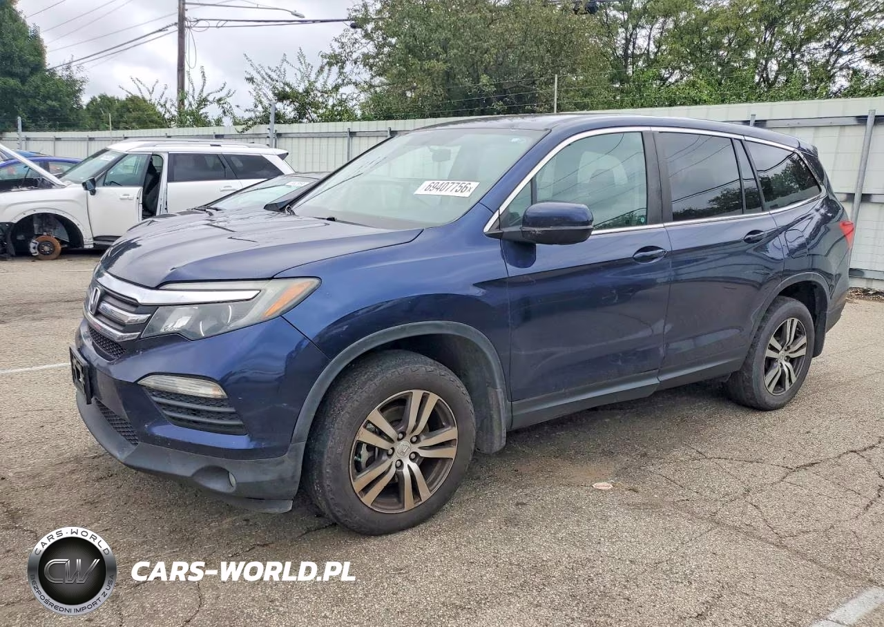 2017 Honda Pilot Ex VIN:5FNYF6H3XHB000670 - 1