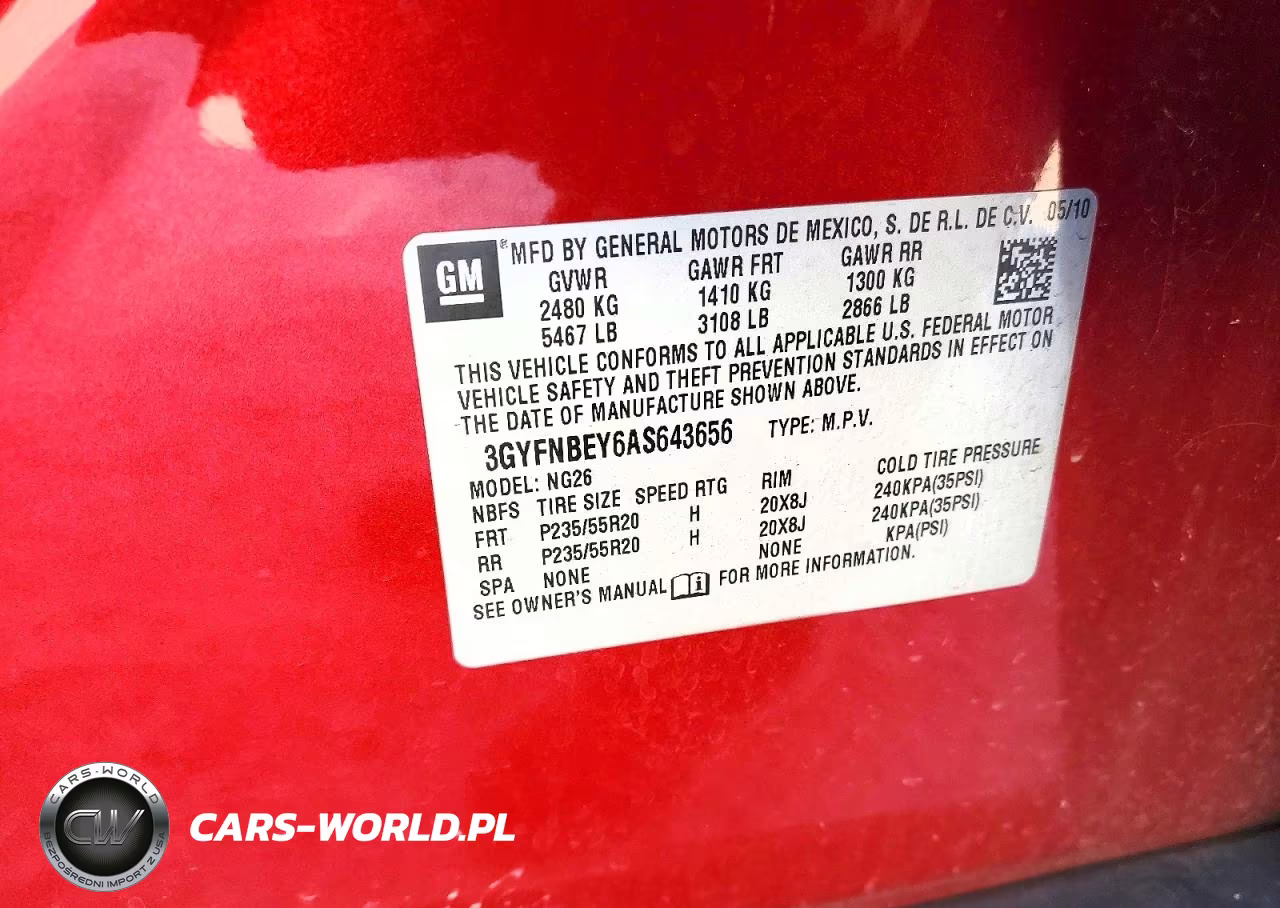 2010 Cadillac Srx Performance Collection VIN:3GYFNBEY6AS643656 - 13