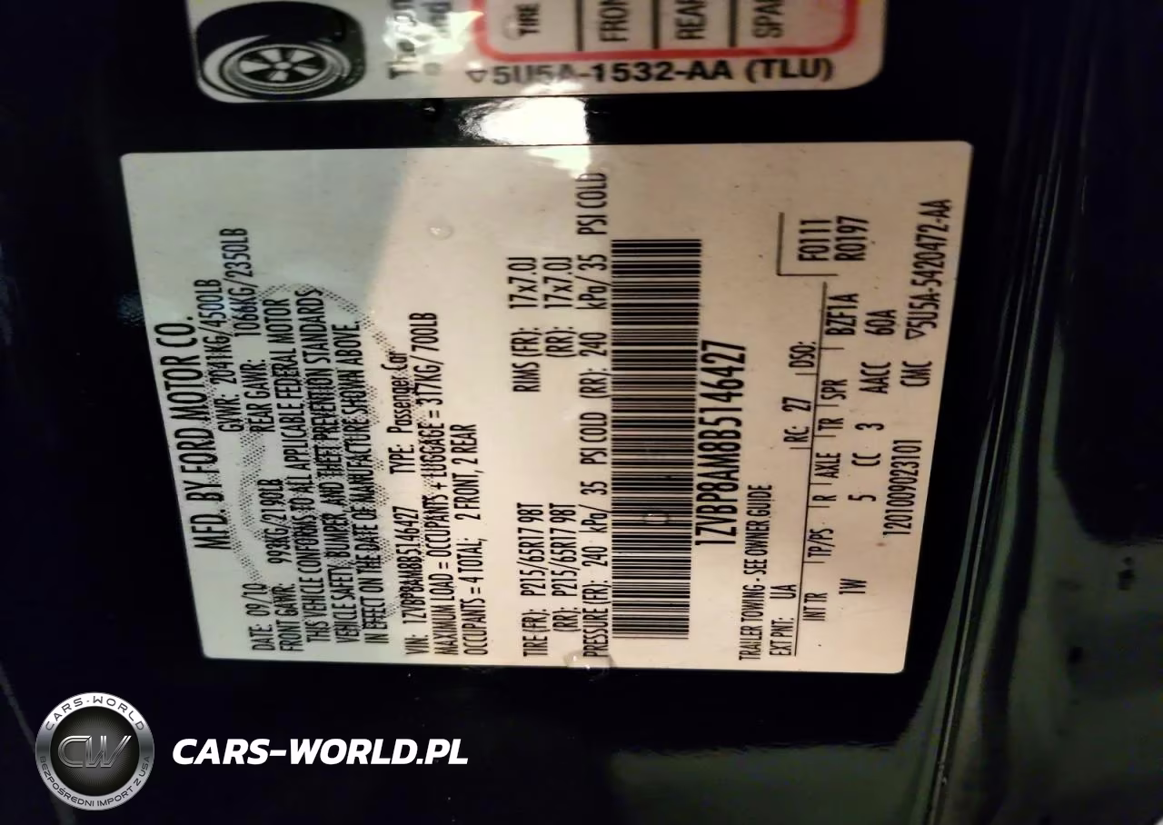 2011 Ford Mustang VIN:1ZVBP8AM8B5146427 - 12