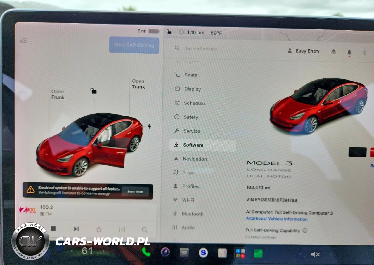 2019 Tesla Model 3 VIN:5YJ3E1EB1KF391789 - 9