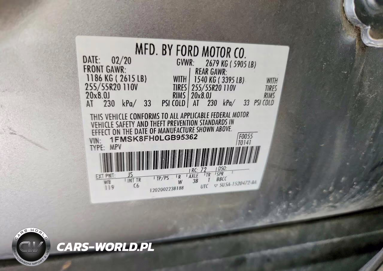 2020 Ford Explorer Limited VIN:1FMSK8FH0LGB95362 - 13