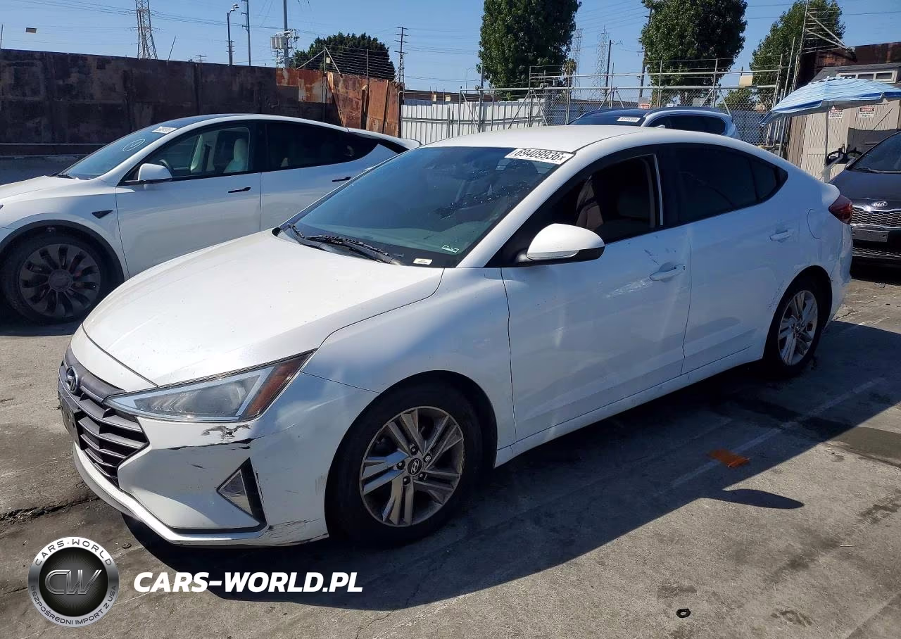 2019 Hyundai Elantra Sel VIN:5NPD84LF6KH444202 - 1