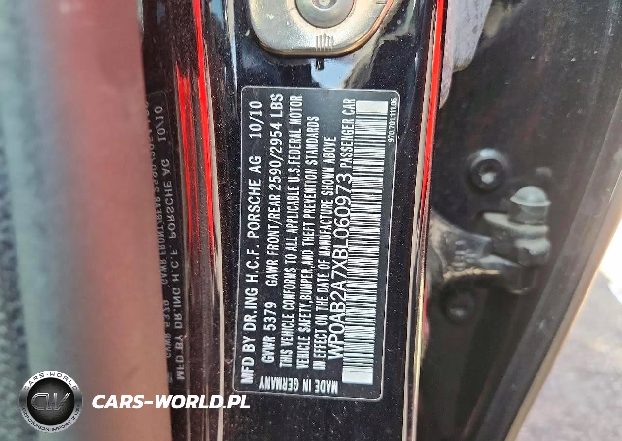2011 Porsche Panamera S VIN:WP0AB2A7XBL060973 - 12