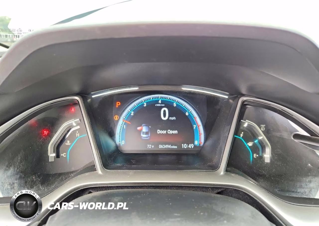 2020 Honda Civic Ex VIN:19XFC1F36LE005286 - 9