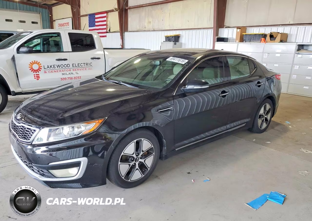 2013 Kia Optima Hybrid VIN:KNAGM4AD4D5039756 - 1