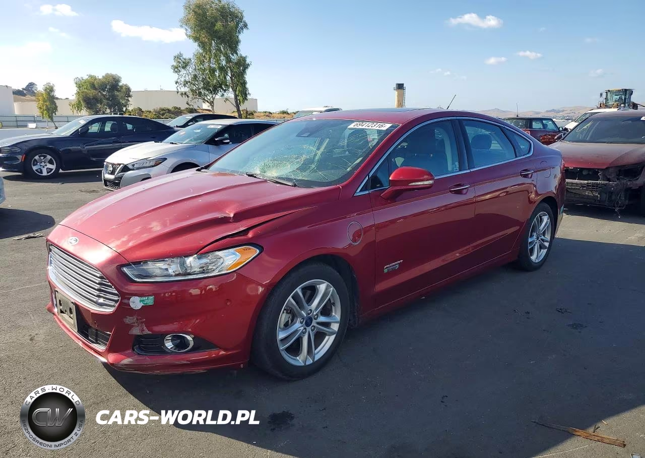 2016 Ford Fusion Titanium Phev VIN:3FA6P0SU8GR195951 - 1