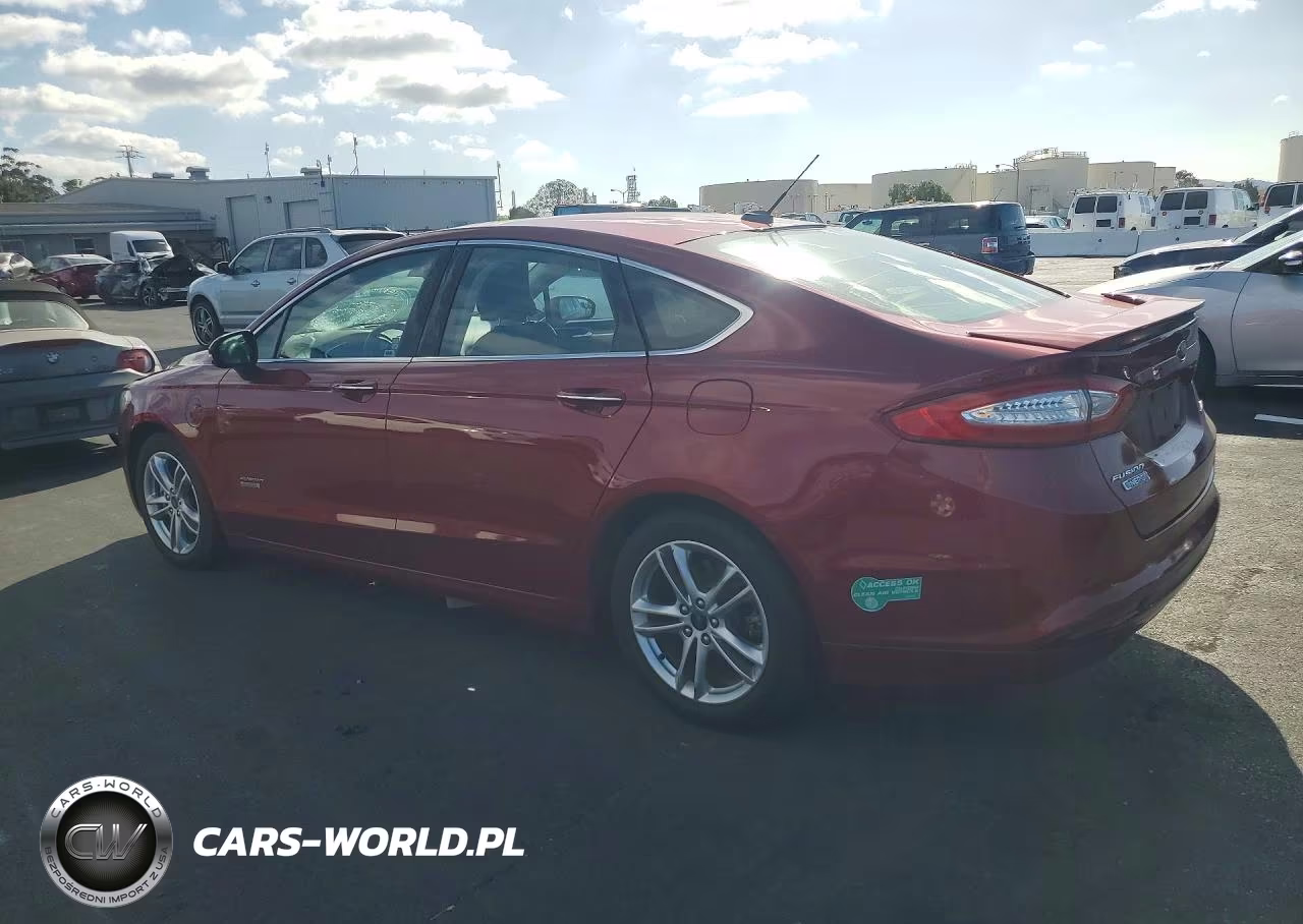 2016 Ford Fusion Titanium Phev VIN:3FA6P0SU8GR195951 - 2