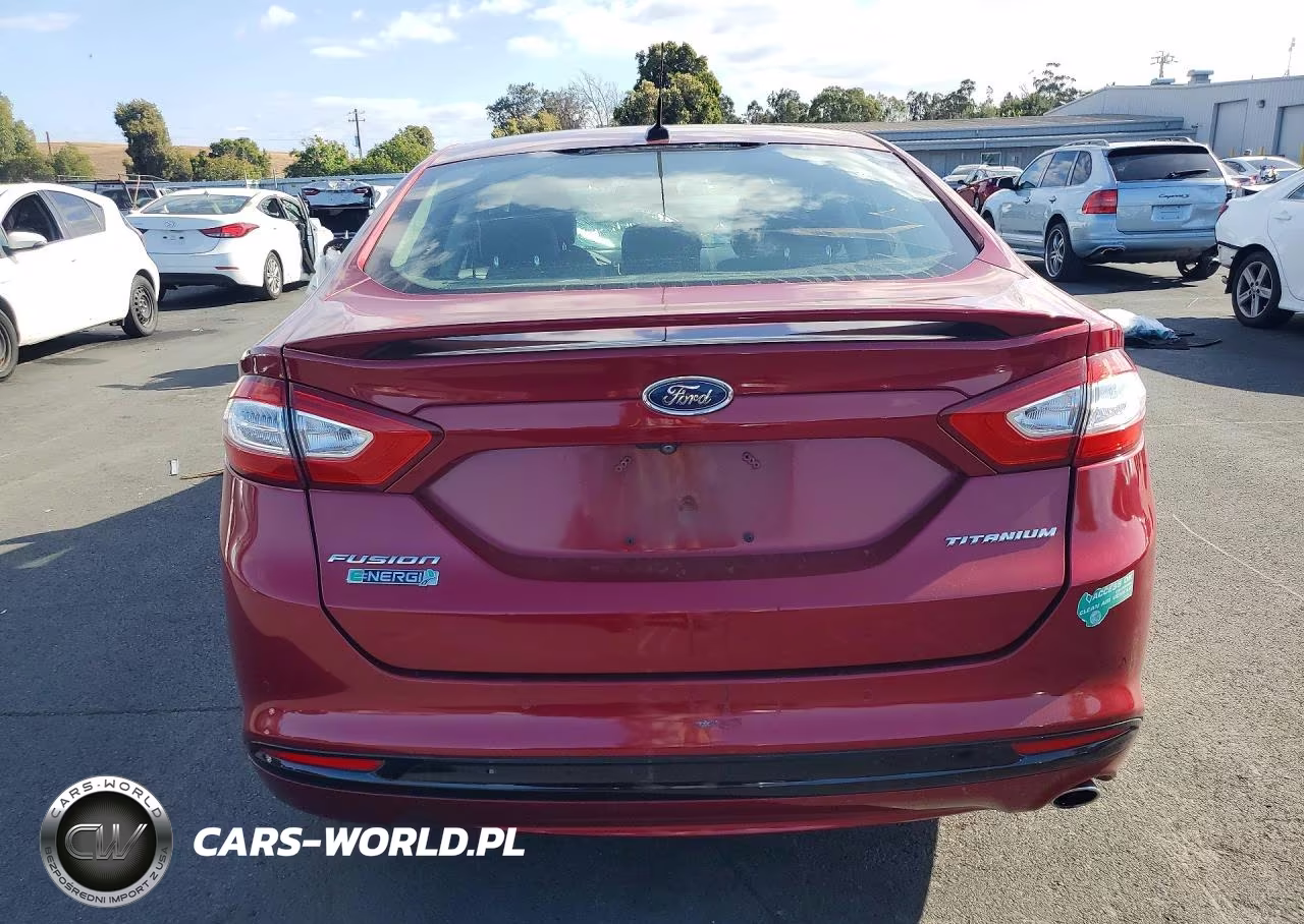 2016 Ford Fusion Titanium Phev VIN:3FA6P0SU8GR195951 - 6