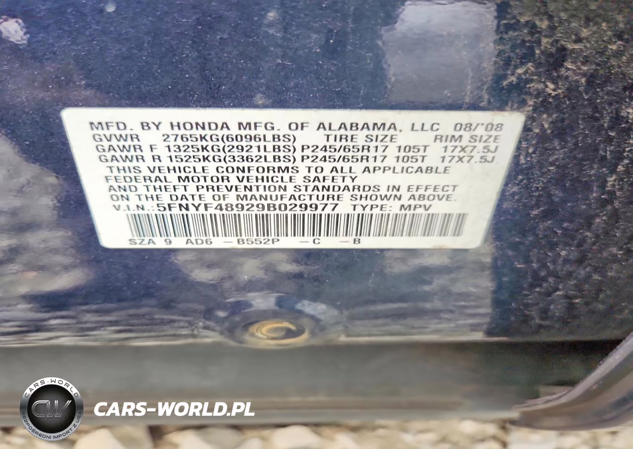 2009 Honda Pilot Touring VIN:5FNYF48929B029977 - 12
