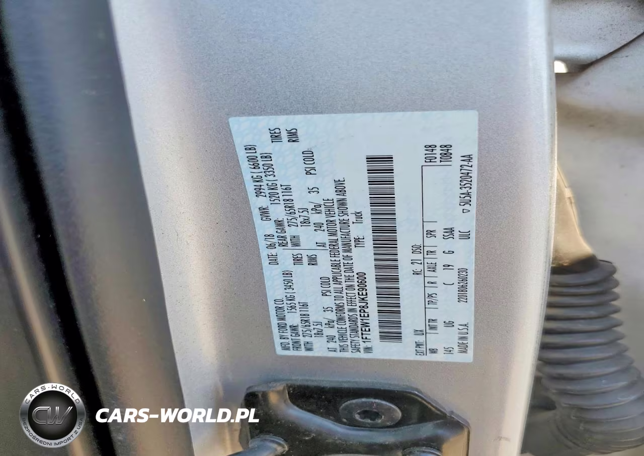 2018 Ford F150 Supercrew VIN:1FTEW1EP8JKE90600 - 12