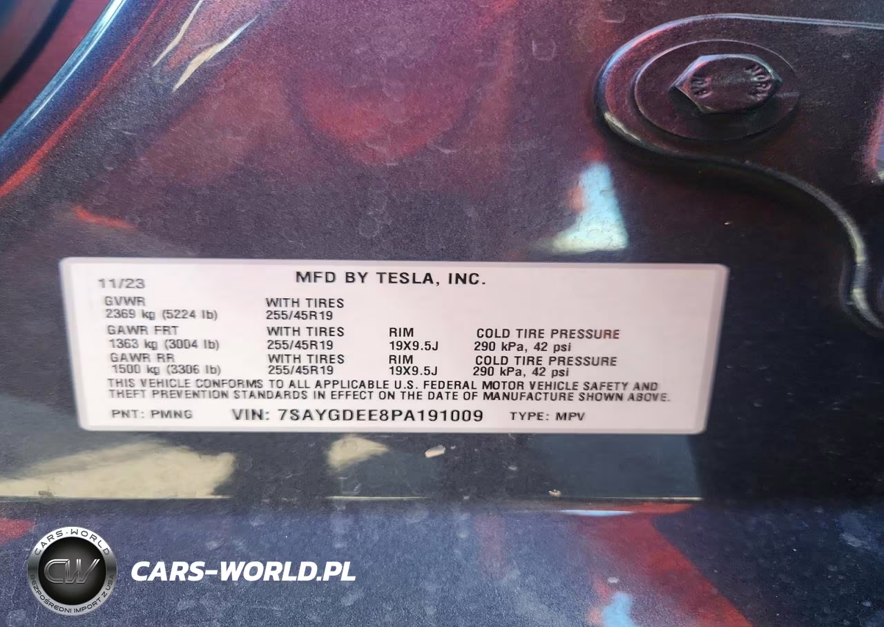 2023 Tesla Model Y VIN:7SAYGDEE8PA191009 - 13