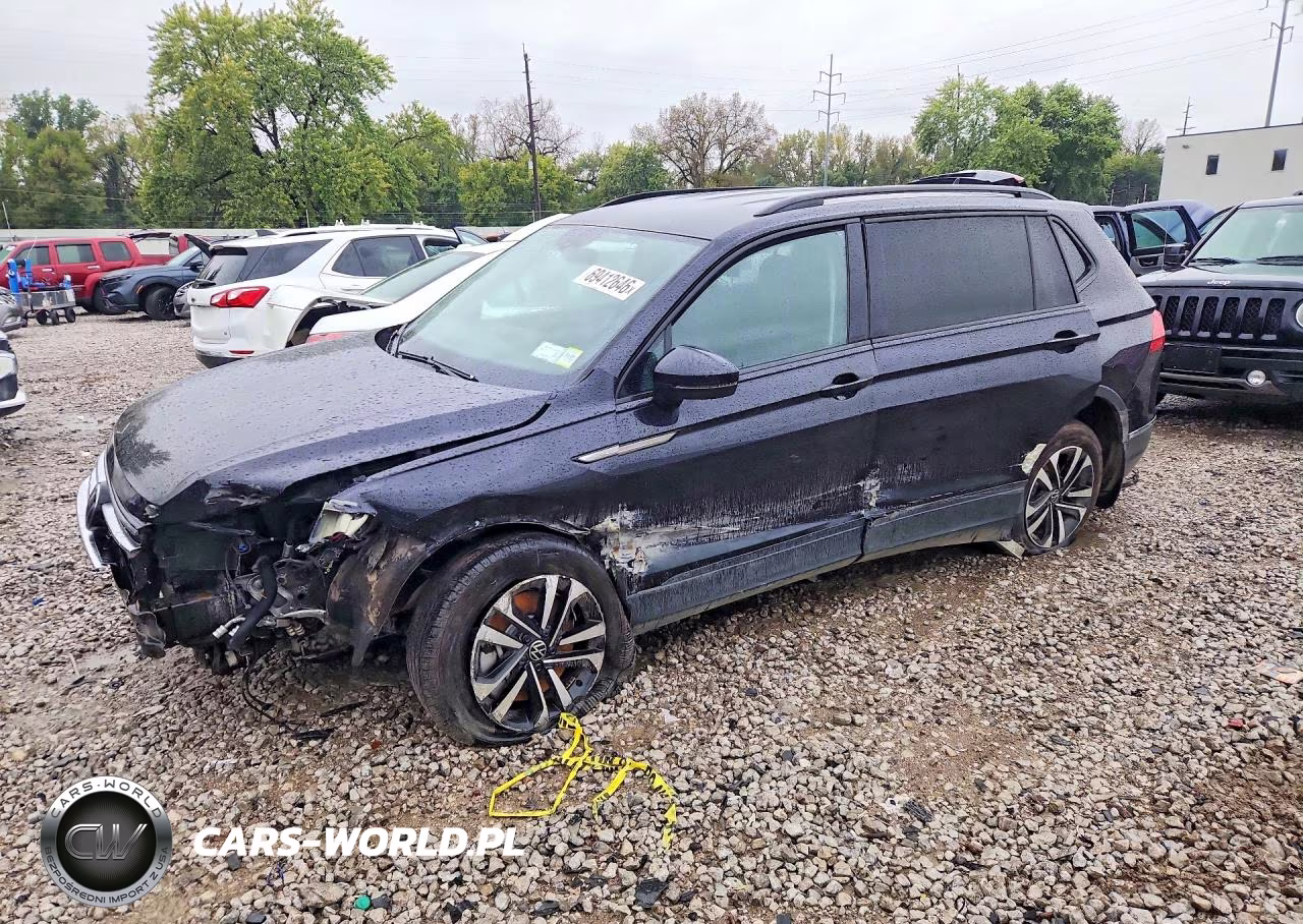 2023 Volkswagen Tiguan S VIN:3VVRB7AX3PM120244 - 1