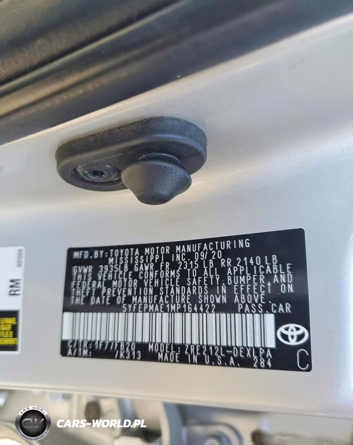 2021 Toyota Corolla Le VIN:5YFEPMAE1MP164422 - 12