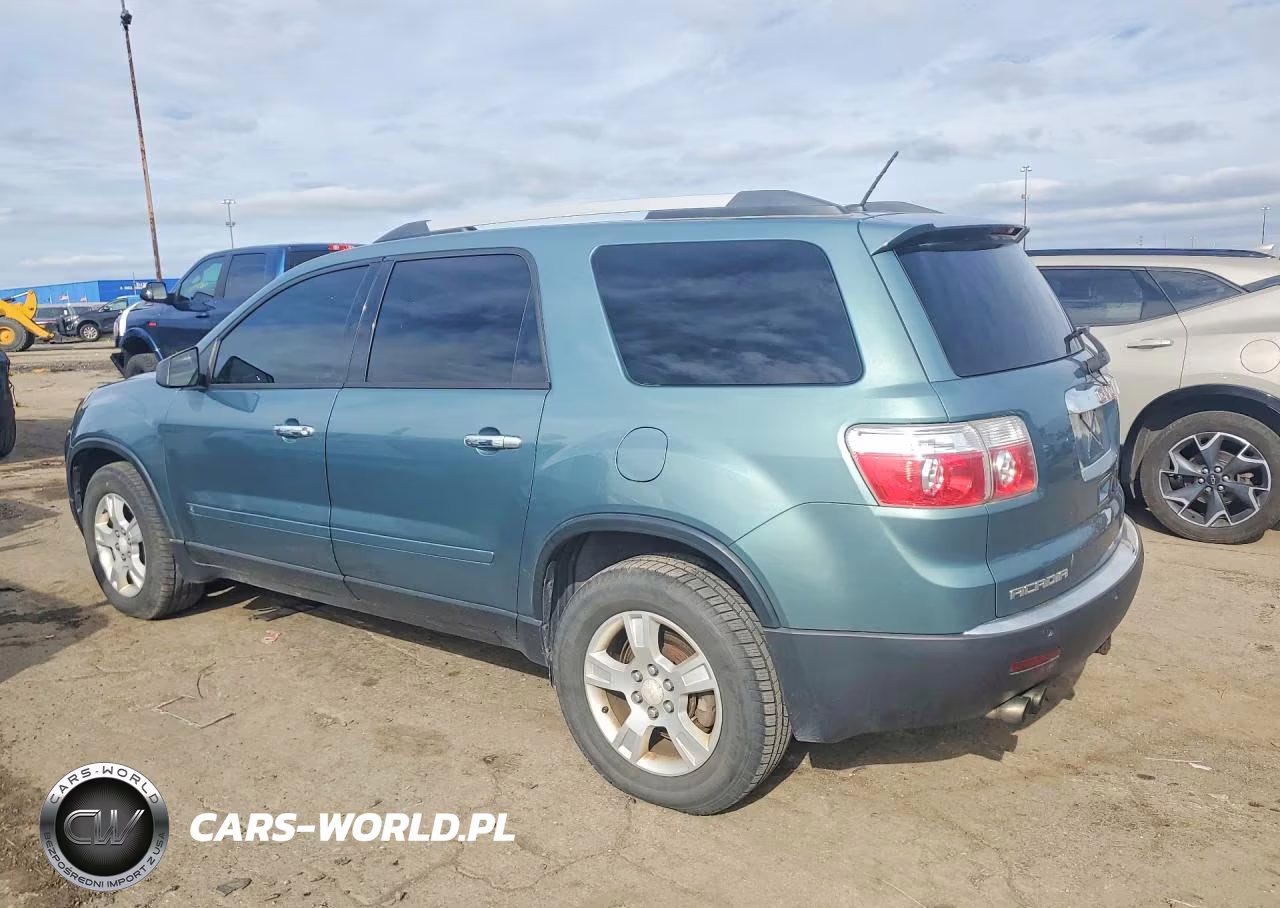 2010 GMC Acadia Sle VIN:1GKLRLED5AJ158124 - 2