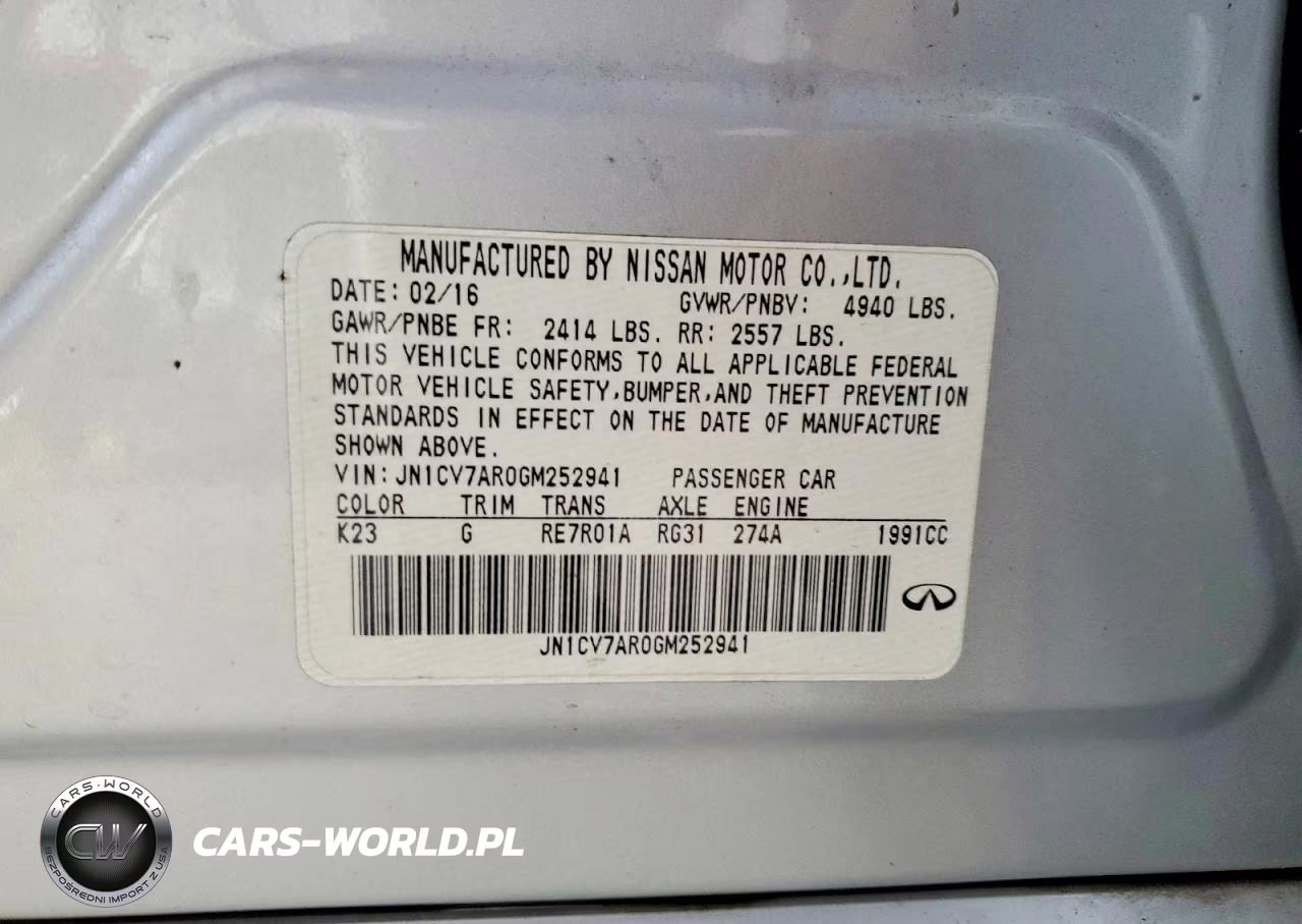 2016 Infiniti Q50 2.0T Premium VIN:JN1CV7AR0GM252941 - 12