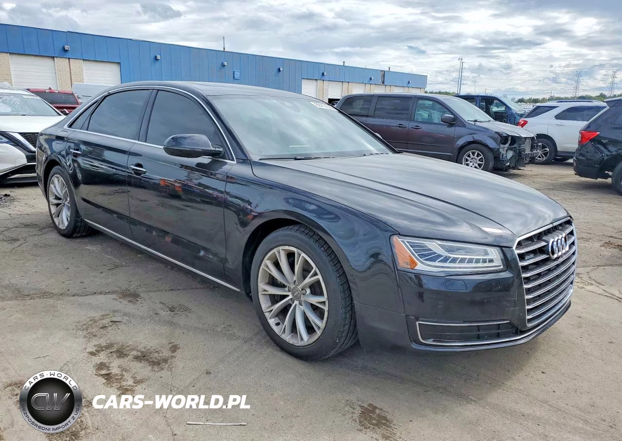 2015 Audi A8 L Quattro VIN:WAU3GAFD1FN007394 - 4
