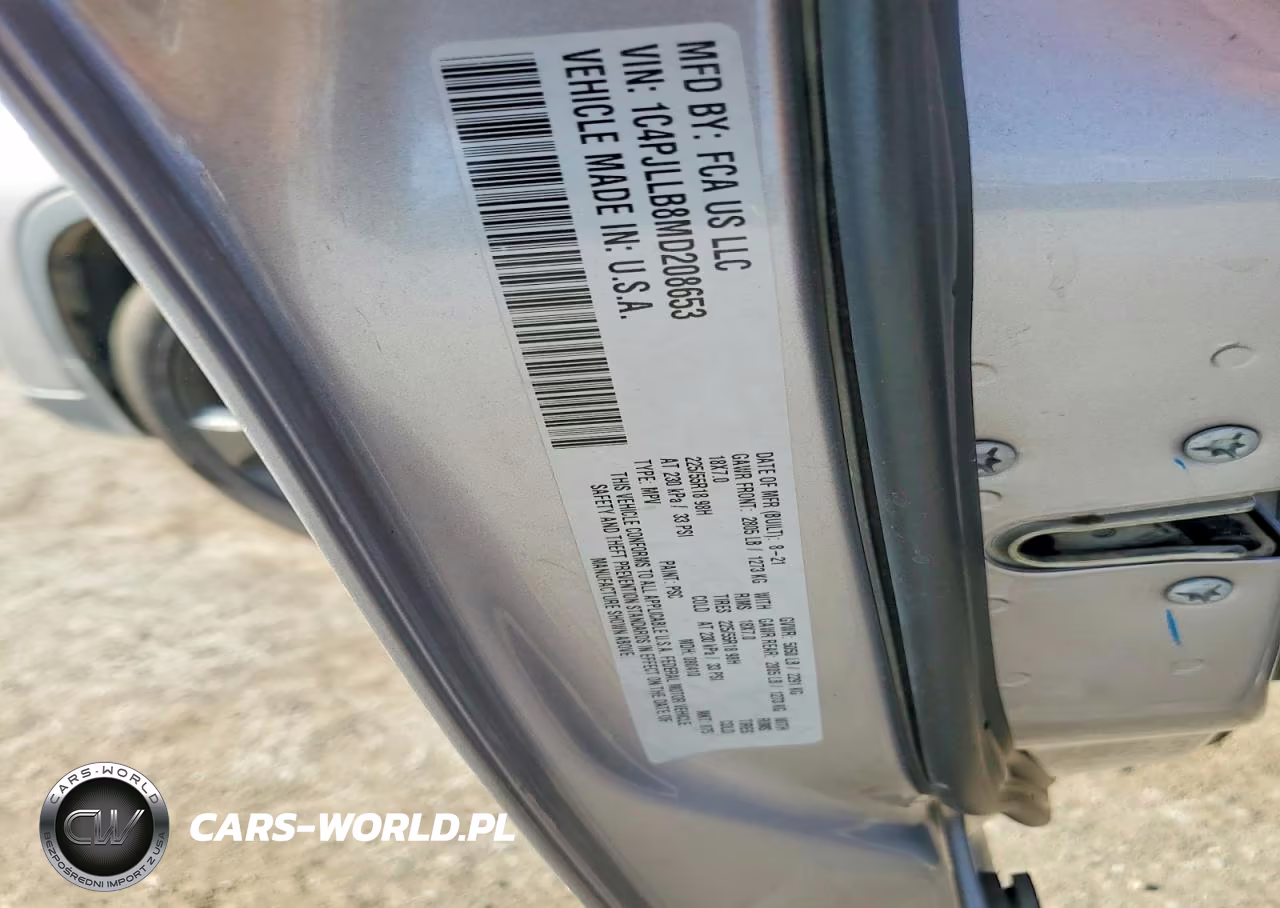 2021 Jeep Cherokee Latitude Plus VIN:1C4PJLLB8MD208653 - 12