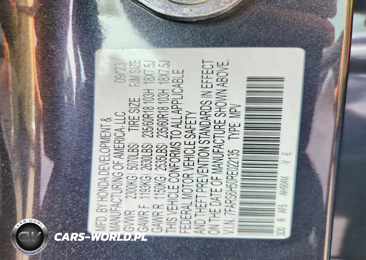 2024 Honda Cr-V Sport VIN:7FARS6H50RE022135 - 13