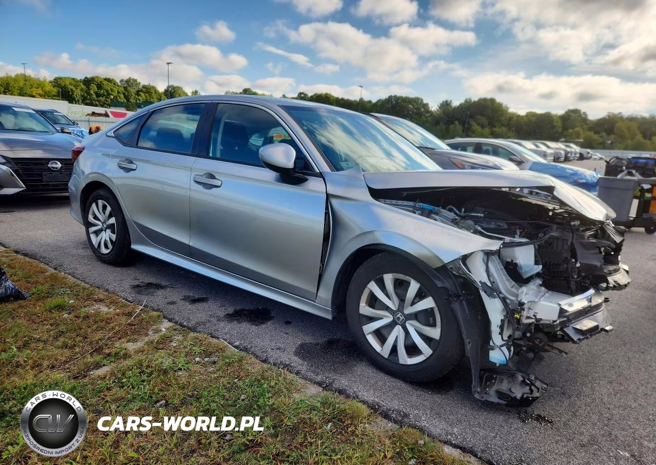 2025 Honda Civic Lx VIN:2HGFE2F23SH598777 - 4