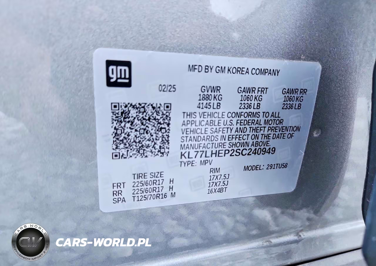 2025 Chevrolet Trax 1Lt VIN:KL77LHEP2SC240949 - 13